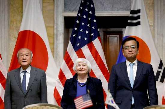 美国财长耶伦承认日本和韩国对近期本币贬值的担忧